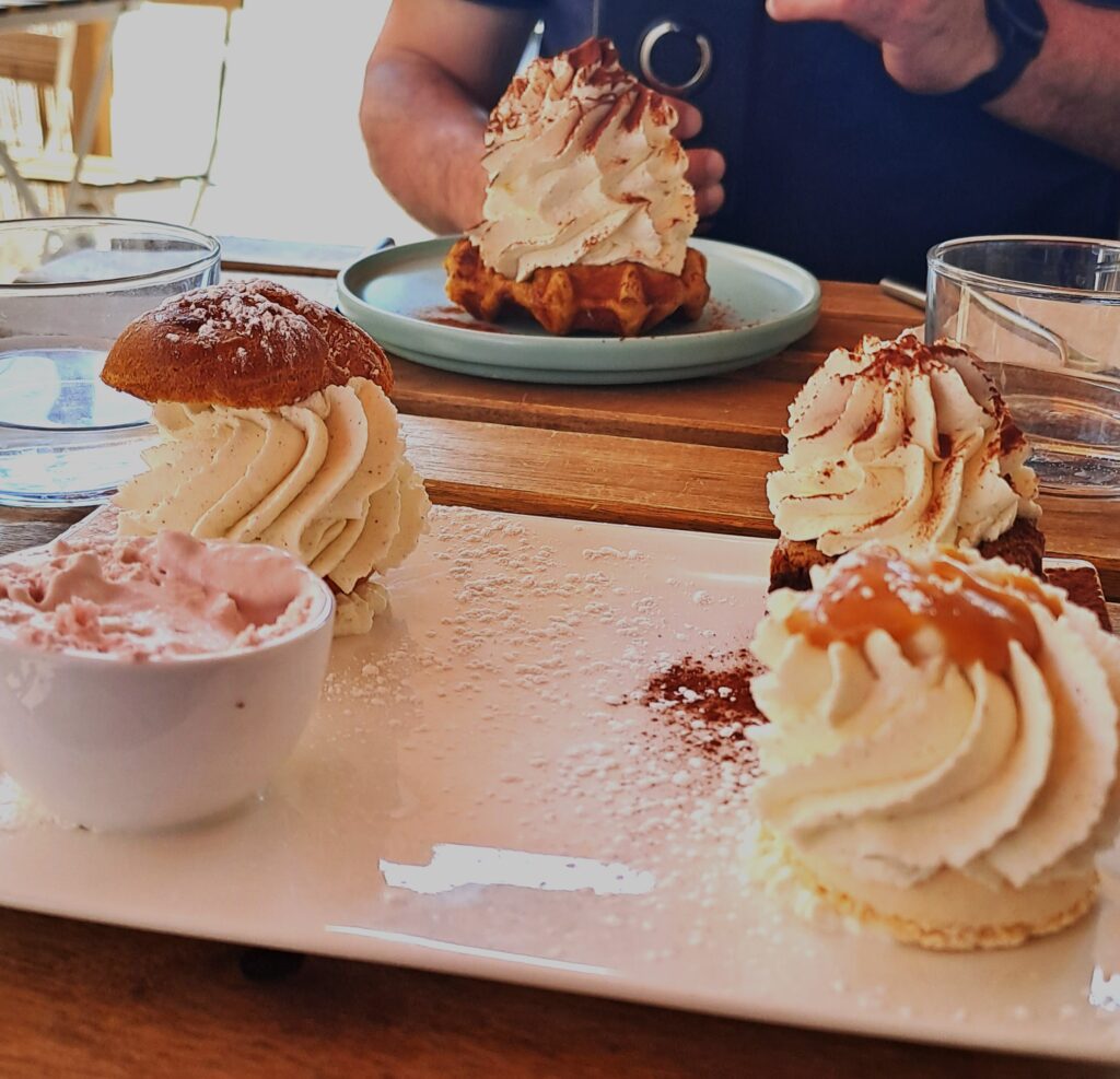 chantilly, whipped cream, dessert, Paris Day trips, France, Europe, travel