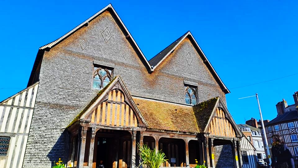 Honfleur, church, wooden church, port, boats, Normandy, France, Europe, travel