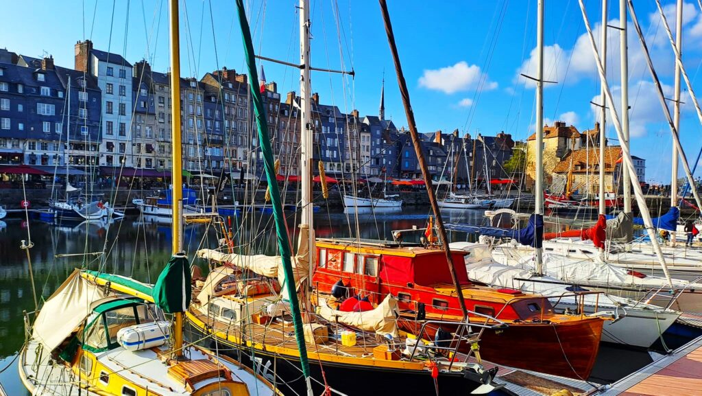 Honfleur, port, boats, Normandy, France, Europe, travel