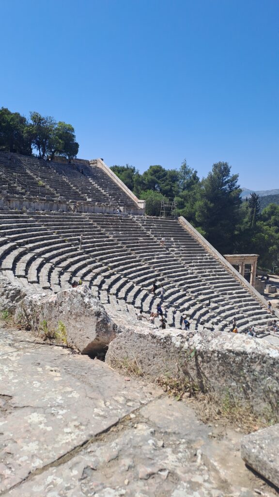 Epidaurus, ancient theater, Greece, travel, Europe