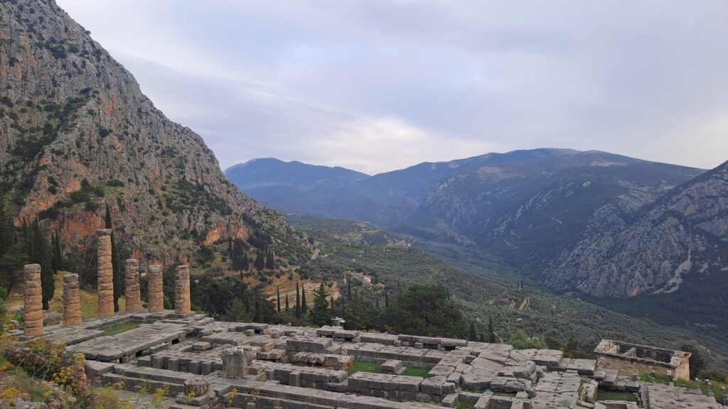 Archaeological site, Delphi, Greece